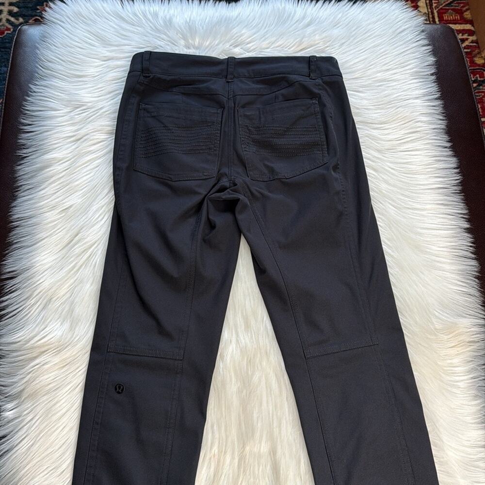 Lululemon Black Bust A Move Skinny Moto Pants - Picture 7 of 9